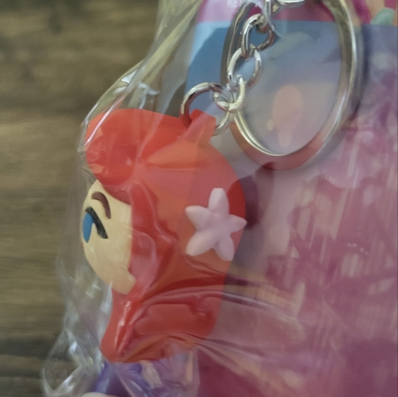 2/$10 Ariel 3D Keychain Little Mermaid Disney Princess NEW Bag Charm - Picture 4 of 6